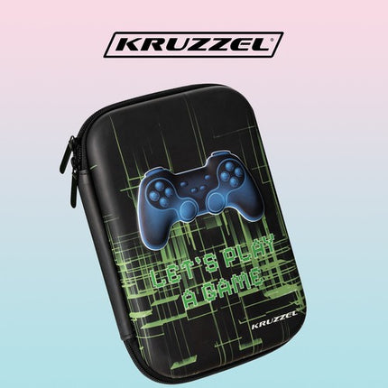 Kruzzel Uitvouwbaar Etui - Gamer Pad - 3D Design - 8.5" Tablet