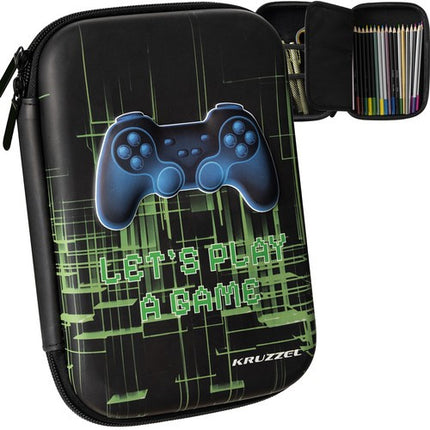 Kruzzel Uitvouwbaar Etui - Gamer Pad - 3D Design - 8.5" Tablet