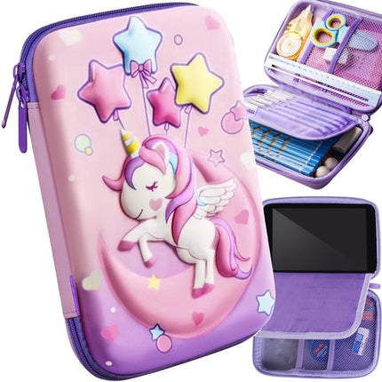 Maaleo Uitvouwbaar Etui - Unicorn - 3D Design - 7" Tablet