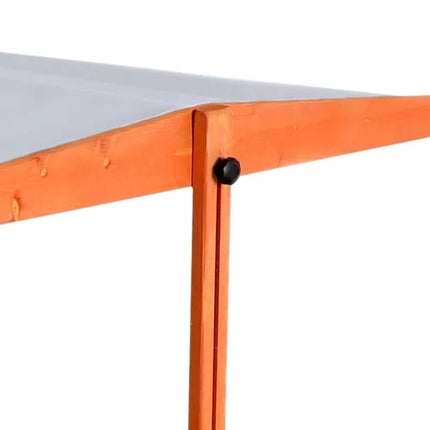 Iso Trade Opvouwbare Zandbak met Dak - 118 x 118 cm - Geïmpregneerd