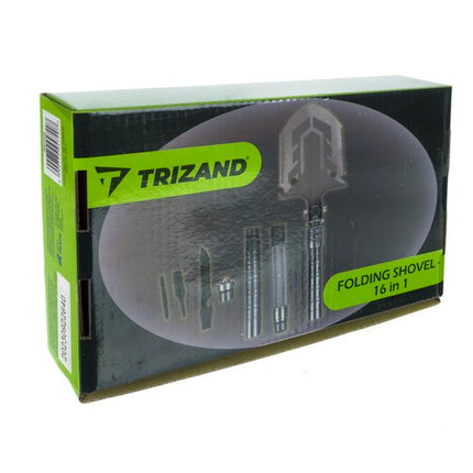 Trizand Opvouwbare Schep 16-in-1 - Multifunctionele Sapper - Zilver/Blauw