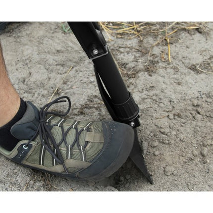 Trizand Opvouwbare Schep - 3-in-1 Sapper - Met Opberghoes - Zwart