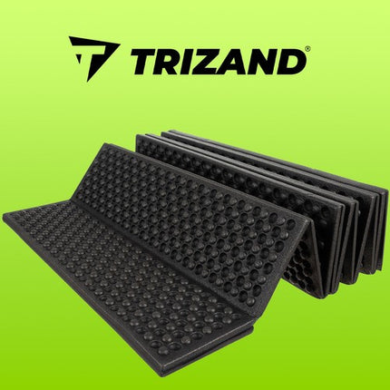 Trizand Opvouwbare Slaapmat - 180 x 60 x 1 cm - EVA Foam - Zwart