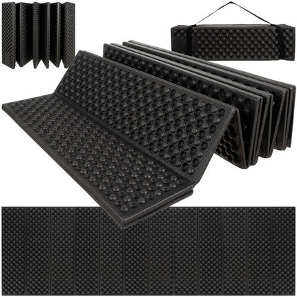 Trizand Opvouwbare Slaapmat - 180 x 60 x 1 cm - EVA Foam - Zwart