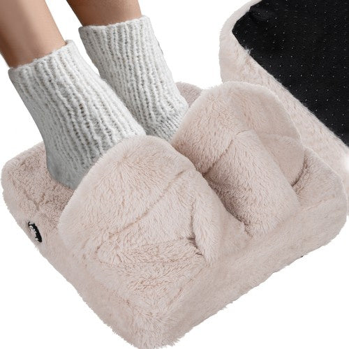 Ruhhy Voetmassage Pantoffels - Vibratiemassage - Beige - Universele Maat