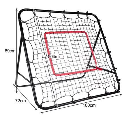 Trizand Voetbaldoel en Rebounder - 100 x 100 cm - Met Target
