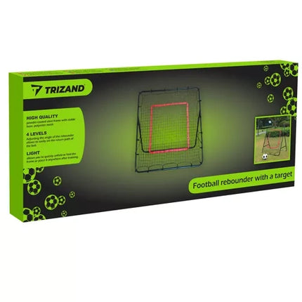 Trizand Voetbaldoel en Rebounder - 120 x 120 cm - Met Target
