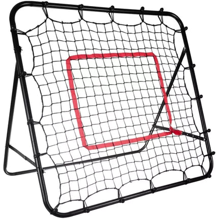 Trizand Voetbaldoel en Rebounder - 120 x 120 cm - Met Target