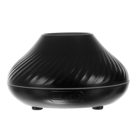 Ruhhy Aroma Diffuser & Luchtbevochtiger - 130ml - Met Vlam-effect - Zwart
