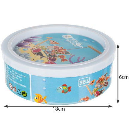 Kruzzel Magnetisch Visspel - Educatieve Houten Puzzel - 25-Delig
