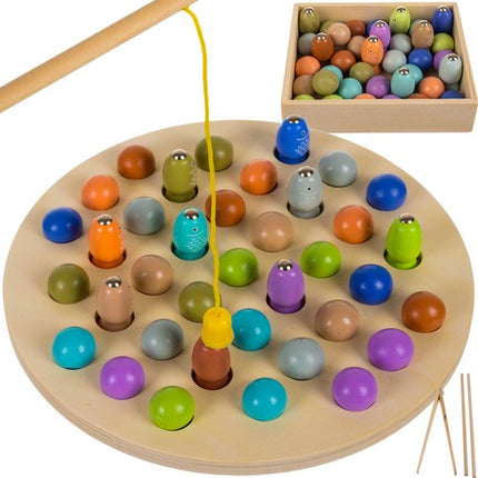 Kruzzel Magnetisch Visspel - Educatief Houten Spel voor Kinderen