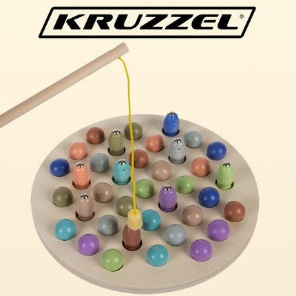 Kruzzel Magnetisch Visspel - Educatief Houten Spel