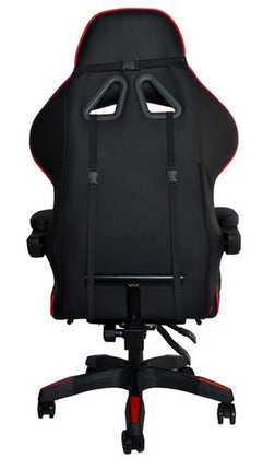 Dunmoon Gaming Chair - Ergonomisch - met Voetensteun - Zwart/Rood