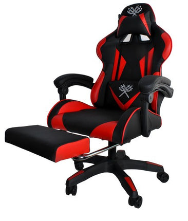 Dunmoon Gaming Chair - Ergonomisch - met Voetensteun - Zwart/Rood