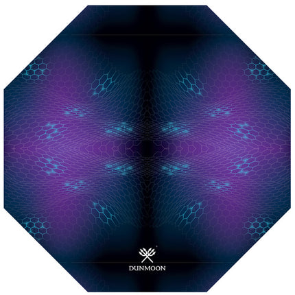 Dunmoon Gaming Mat - Achthoekig - 120 x 120 cm - Beschermmat voor Bureaustoel - Zwart