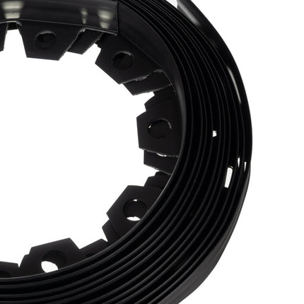Gardlov Tuinrand - 4 cm x 10 m - Inclusief 20 Haringen - Zwart
