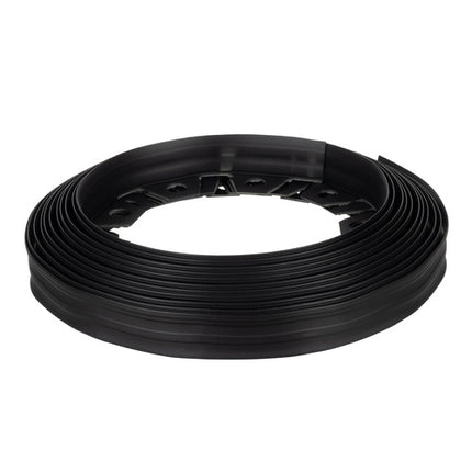 Gardlov Tuinrand - 4 cm x 10 m - Inclusief 20 Haringen - Zwart