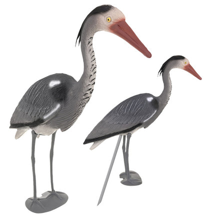 Gardlov Tuinbeeld Reiger - 66 cm - Realistische Tuindecoratie op Poot