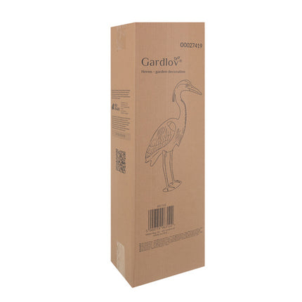 Gardlov Tuinbeeld Reiger - 66 cm - Realistische Tuindecoratie op Poot