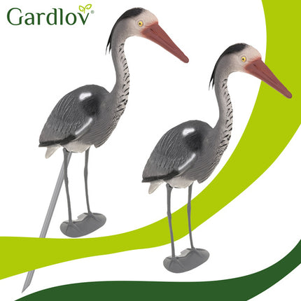 Gardlov Tuinbeeld Reiger - 66 cm - Realistische Tuindecoratie op Poot