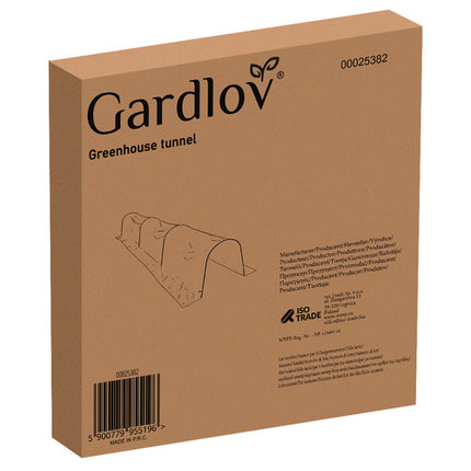 Gardlov Mini Kas - 300 x 45 x 40 cm - Folietunnel voor Groenten