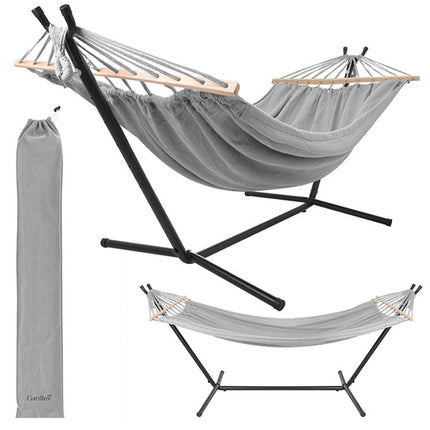 Gardlov Tuinhangmat met Standaard - 200 x 150 cm - 250 kg - Grijs