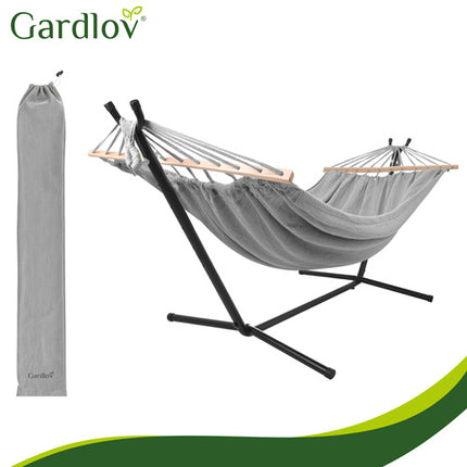 Gardlov Tuinhangmat met Standaard - 200 x 150 cm - 250 kg - Grijs