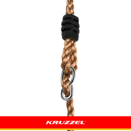 Kruzzel Ronde Schommel - Rood - Voor Binnen en Buiten