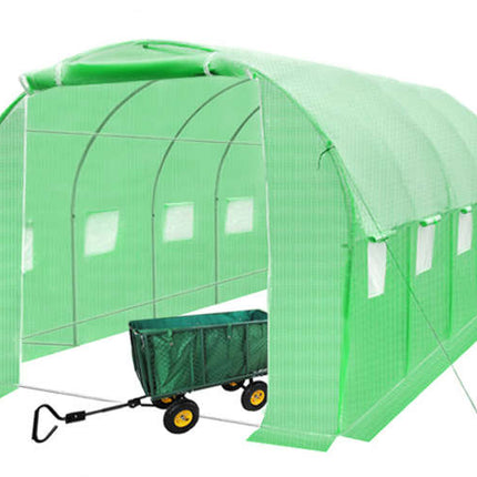 Malatec Folietunnel - 4 x 3 x 2 m - 12m2 - Groen