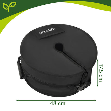 Gardlov Parasolvoet Gewicht - 40 kg - Zwart - Voor Parasols