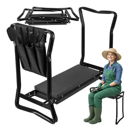 Gardlov Tuinkruk en Knielbank 4-in-1 - Inclusief Gereedschap - 120 kg