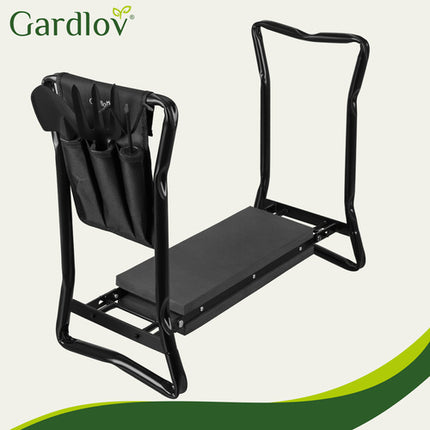 Gardlov Tuinkruk en Knielbank 4-in-1 - Inclusief Gereedschap - 120 kg