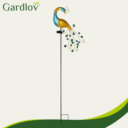 Gardlov Solar Pauw Tuinlamp - 40 LED's - Multicolor - IP44