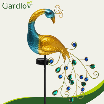 Gardlov Solar Pauw Tuinlamp - 40 LED's - Multicolor - IP44
