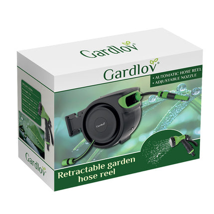 Gardlov Automatische Tuinslanghaspel - 25 m - Met Spuitpistool