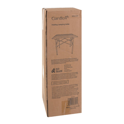 Gardlov Opvouwbare Campingtafel - 54 x 50,5 x 49,5 cm - 70 kg - Zwart