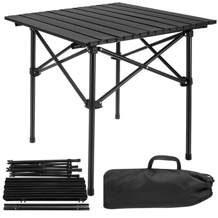 Gardlov Opvouwbare Campingtafel - 54 x 50,5 x 49,5 cm - 70 kg - Zwart