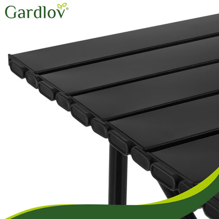 Gardlov Opvouwbare Campingtafel - 54 x 50,5 x 49,5 cm - 70 kg - Zwart