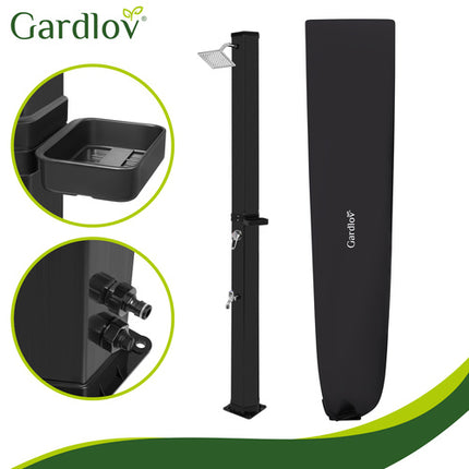 Gardlov Solardouche - 40 Liter - Met Voetkraan & Regendouche