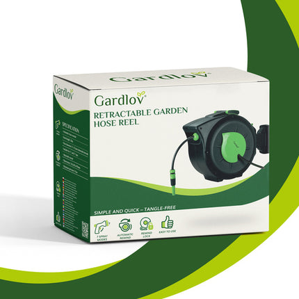 Gardlov Automatische Slanghaspel - 30 Meter - Met Sproeipistool