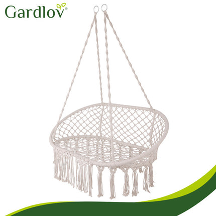 Gardlov Dubbele Schommelstoel - Crème - 300 kg - Inclusief 3 Kussens