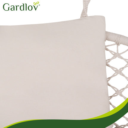 Gardlov Tuinkussenset voor Dubbele Schommel - Crème - 3-Delig