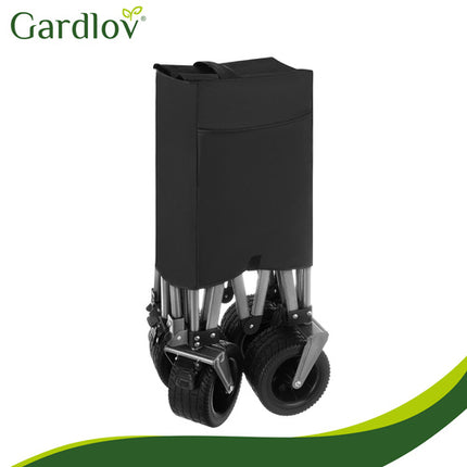 Gardlov Opvouwbare Transportwagen - 150L - 200 kg - Zwart