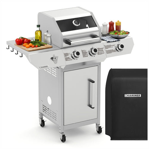 Kaminer Varen 3.0 Gasbarbecue - 2+1 Branders - 10 kW