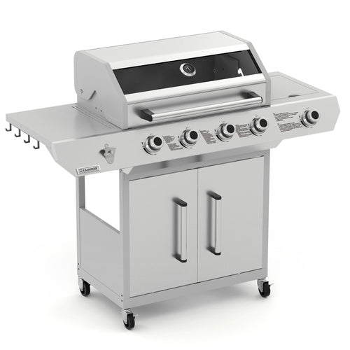 Kaminer Varen 5.0 Gasbarbecue - 4+1 Branders - 17 kW - RVS
