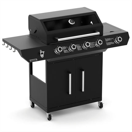 Kaminer Varen 5.0 Black Gasbarbecue - 4+1 Branders - 17 kW