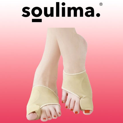 Soulima Gel Bunion Band - Hallux Valgus Corrector - 1 Paar - Beige