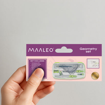 Maaleo Meetset - 10-delig - Complete Geometrie- en Tekenset