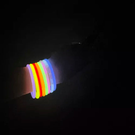 Kruzzel Glow Sticks - 100 Stuks - Fluorescerende Armbanden - Multicolor