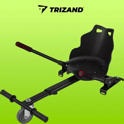 Trizand Go-Kart Opzetstuk - Voor Hoverboard - Verstelbaar - Zwart/Oranje
